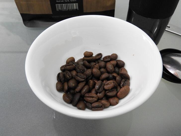我們這次要研磨的咖啡豆數量