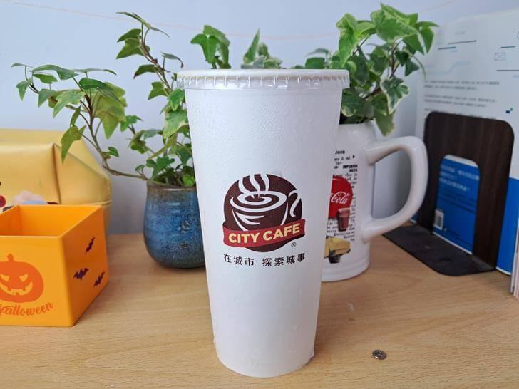 7-11 CITY CAFE 完熟蘋果氣泡咖啡特大杯